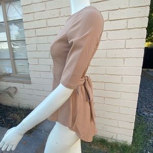 Women’s Asymmetrical Hem Top- Blouses